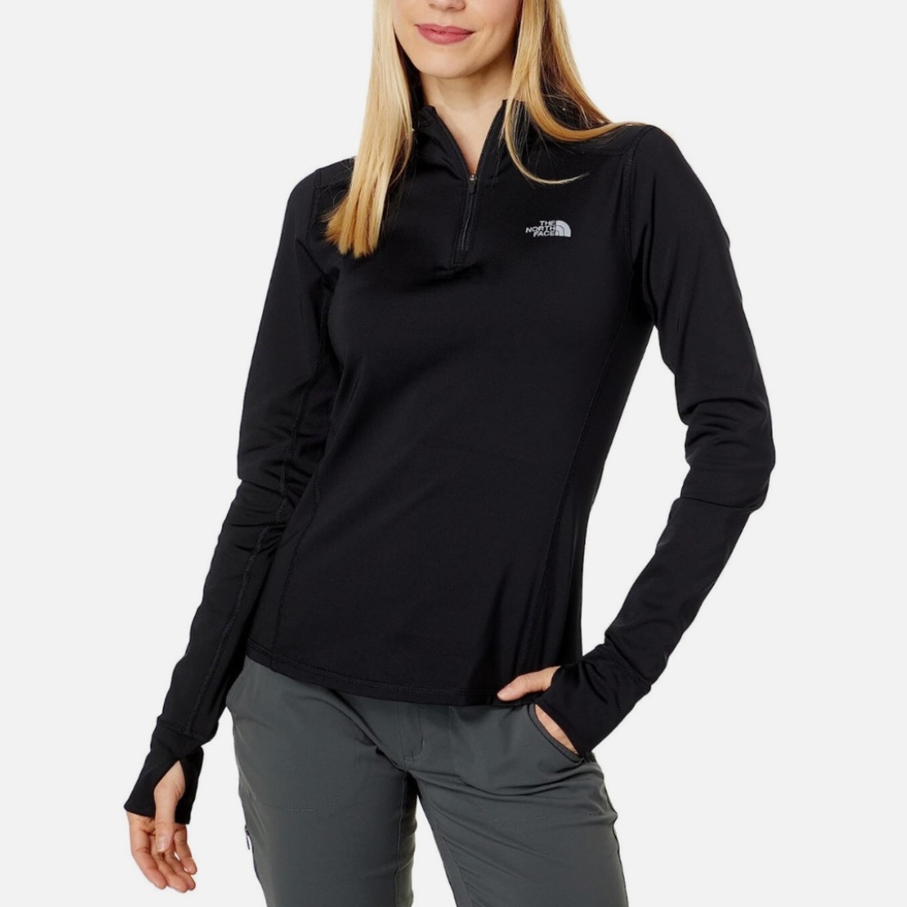 Womens The North Face Ladies Winter Warm Essential 1/4 Zip Fleece Top Jacket New